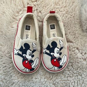 Mickey Mouse Baby Gap slip ons- size 5